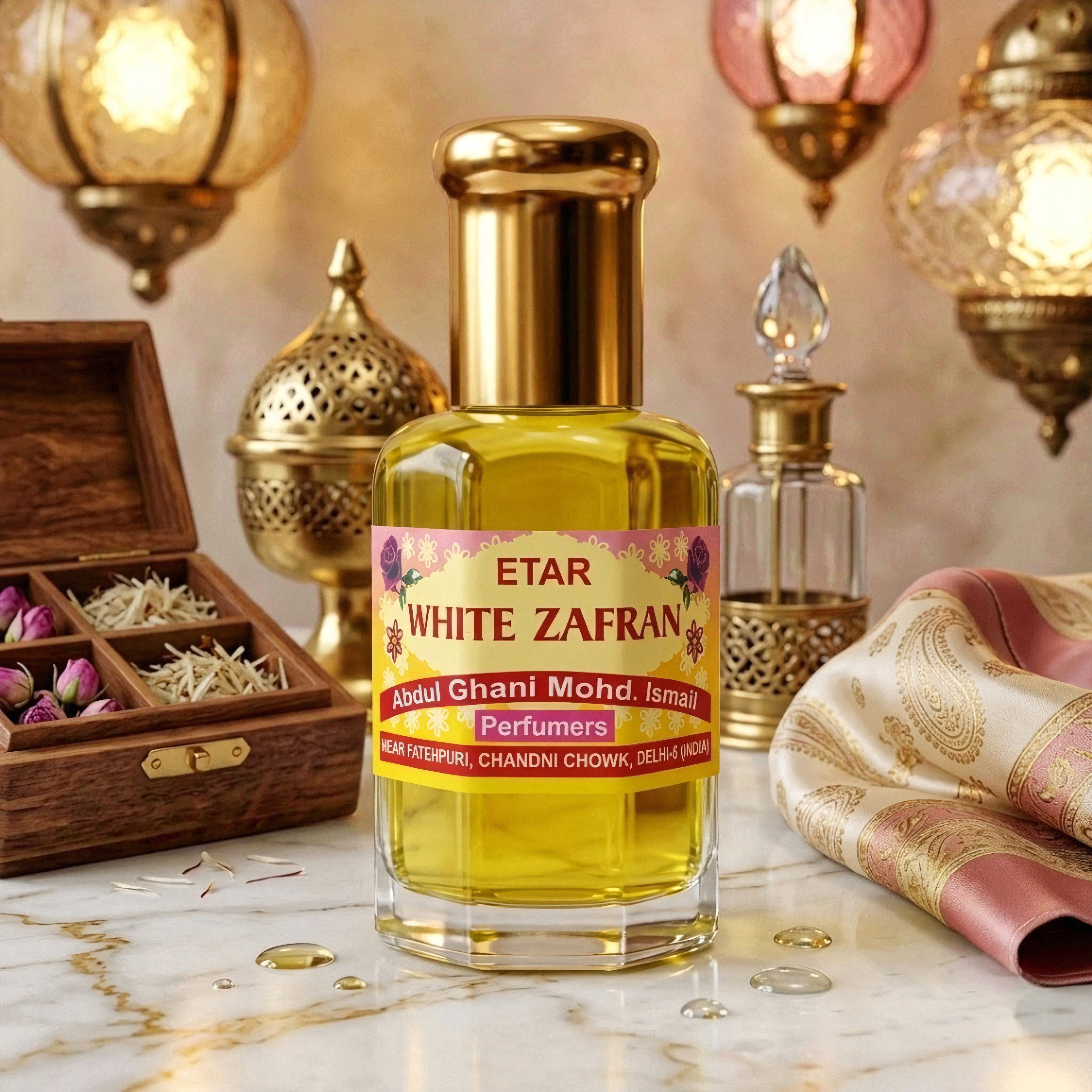 White Zafran Attar